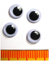 Глаза с бегающим зрачком (1000 шт.) 8 мм (под заказ по предоплате)