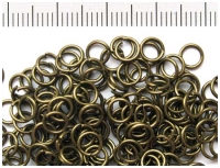 Кольцо одинарное бронза (5 мм) 50штук
