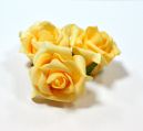 Розы желтые из фоамирана