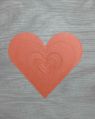 Набор "Сердца"из дизайнерского картона, цвет картона на выбор